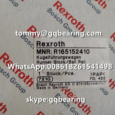 Flenstype van het Rexrothr165152410 Staal Materieel Op zwaar werk berekend Standaard van het de Balspoor van de Lengte Standaardhoogte de Agentblok