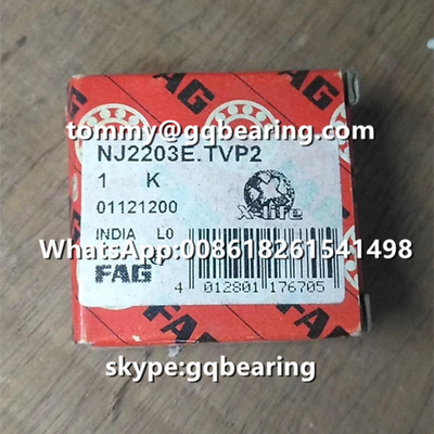 Het nylon FAG NJ2203E.TVP2 van het Kooigcr15 Staal Materiële Enige Lager van de Rij Cilindrische Rol 17 x 40 x 16 mm