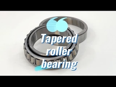 Roestvrij enkelrijdige rollenlagers 30205 30206 30207 met stalen plaatkooi