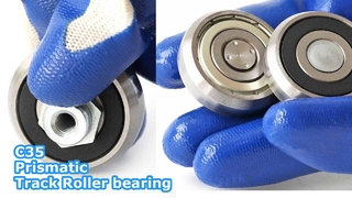 C35 prismatische rol (C35-2RS ZZ): gespecialiseerd voor 35 mm compacte T/U-rail