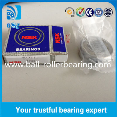 OD 30mm Teel Cage Ball Thrust Bearings 51103 Zware lading ISO9001 Certificering