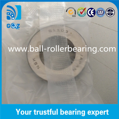 OD 30mm Teel Cage Ball Thrust Bearings 51103 Zware lading ISO9001 Certificering