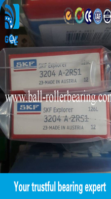 Professionele dubbelrijke hoekige contactballagers 7205 ACD / P4A 25*52*15mm