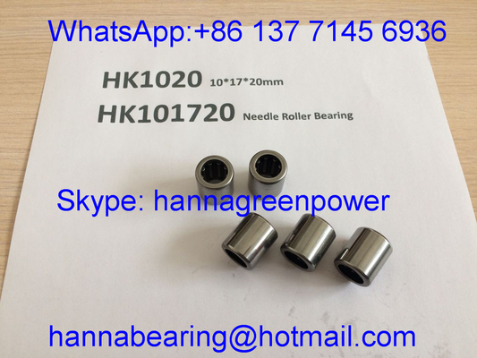 HK101720 / HK1020 / TA1020Z getrokken beker naald rollager met open einde 10 * 17 * 20 mm