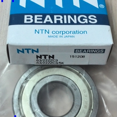 63/22ZZ / 63/22ZZC3 / 63/22DDU / 63-22 Eenvoudige rij diepgroefwagenwiel Lagering 22*56*16 mm