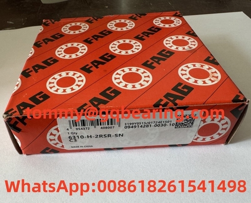 Stalen plaat metalen kooi FAG 6310-H-2RSR-SN-C3 met een diepgroefballager van 50x110x27 mm