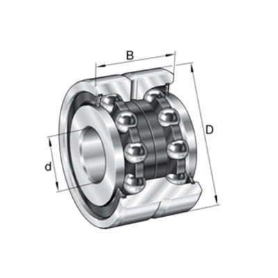 ZZKLN1034-2RS-PE Axial hoekige contact kogellagers ZKLN1034 Toegenomen toleranties