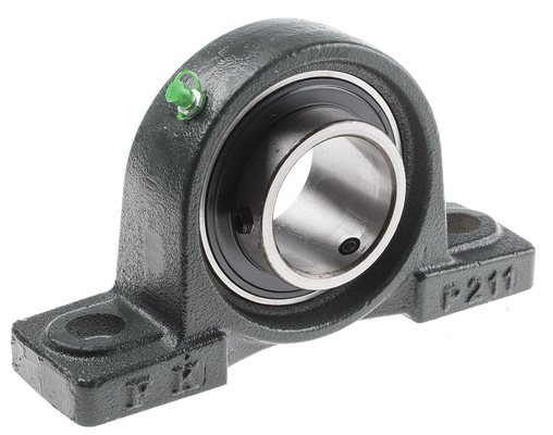 UY 203/12 2S Double Sealed Eccentric Lock Outer Spherical Insert Bearing For Light Agricultural Machinery