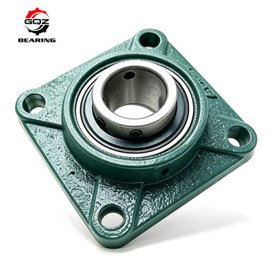 GQZ SS UCF205 Roestvrijstalen 4-bouts vierkante flenslager 25 mm boring corrosiebestendig gemonteerd lager