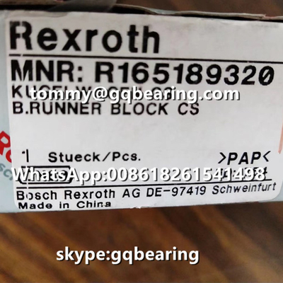 Rexroth R165189320 Stalen materiaal Vliestype Standaardlengte Standaardhoogte Loopblok
