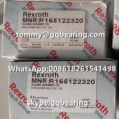 Rexroth R165122320 Stalen materiaal Vliestype Standaardlengte Standaardhoogte Loopblok