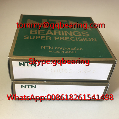 P4 Precision NTN 7011UCG/GNP4 Superprecision hoekige contactballagers 55*90*18mm